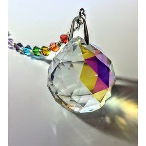 Handmade Suncatcher Prism 40mmab Clover Connector